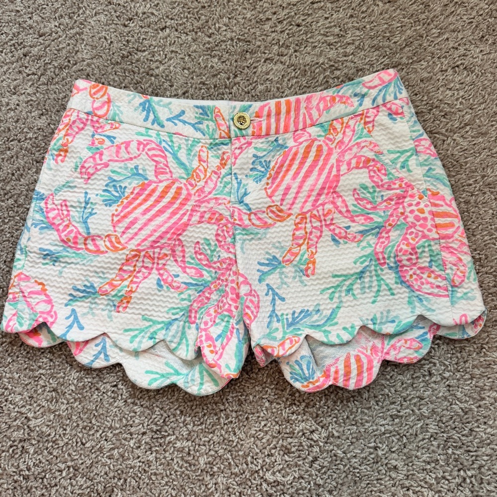 Lilly Pulitzer “Getting Steamy” Buttercup Shorts